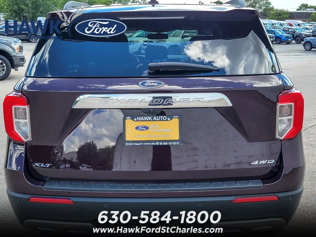 Certified Used 2023 Red Metallic Ford XLT image 4
