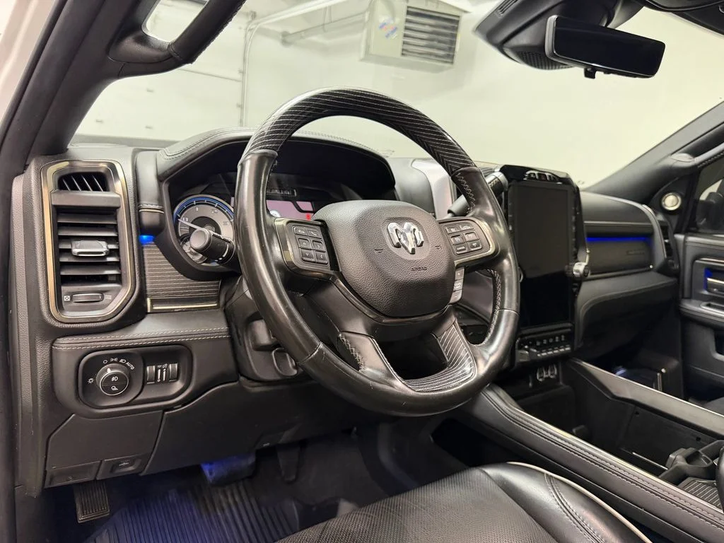 Used 2021 Bright White Clearcoat Ram Limited image 4