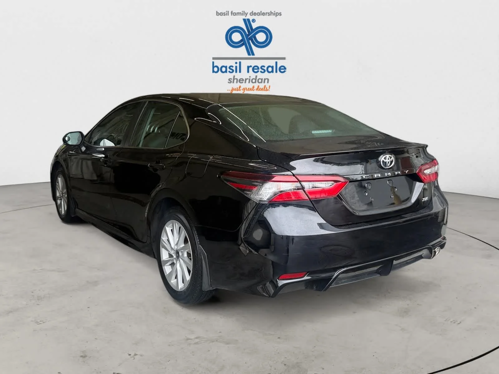 Used 2024 Midnight Black Metallic Toyota SE image 3