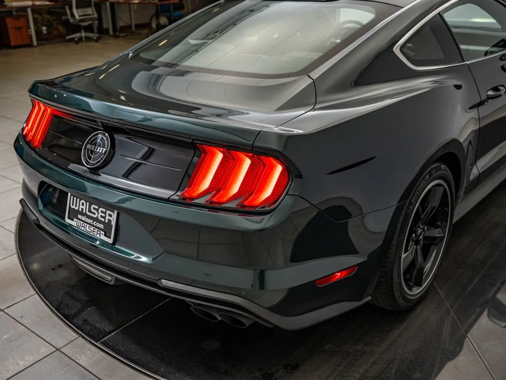 Used 2019 Dark Highland Green Metallic Ford Bullitt image 17