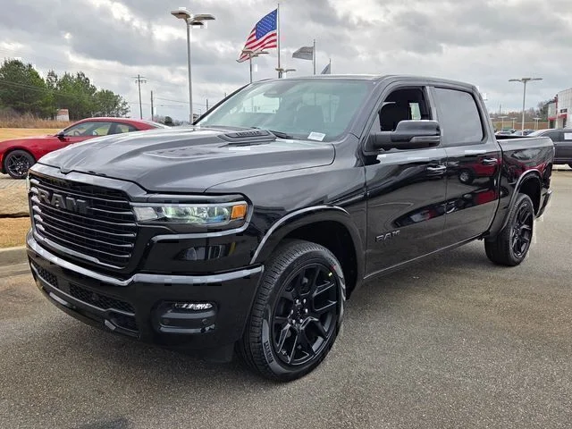 New 2026 Diamond Black Crystal Pearl-Coat Exterior Paint RAM Laramie image 3