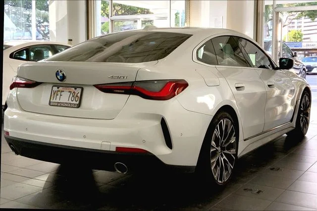 Used 2024 Mineral White Metallic BMW 430i Gran Coupe image 6