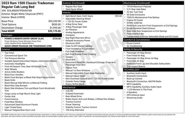 Used 2023 White Ram Tradesman image 19