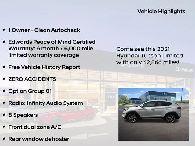 Used 2021 Silver Hyundai Limited image 11