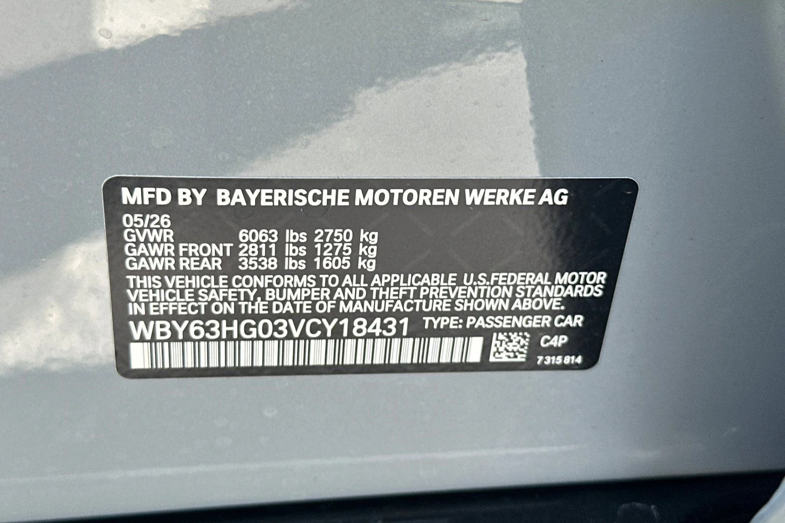 New 2027 Brooklyn Grey Metallic BMW eDrive40 image 22