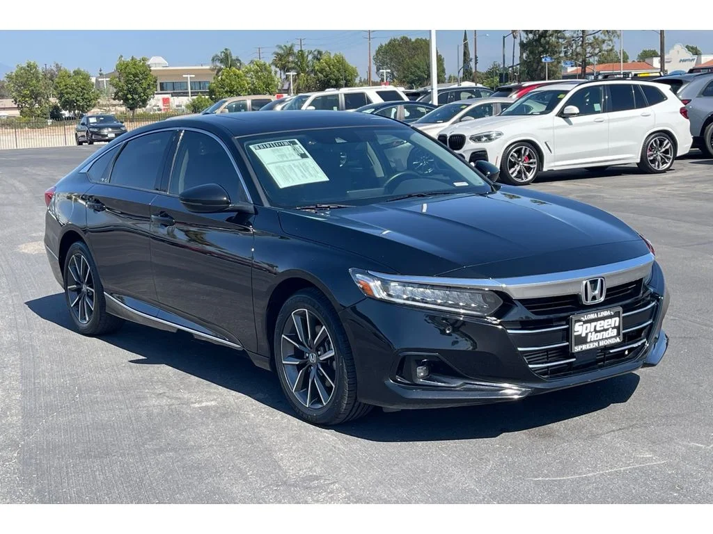Used 2021 Crystal Black Pearl Honda EX-L image 8
