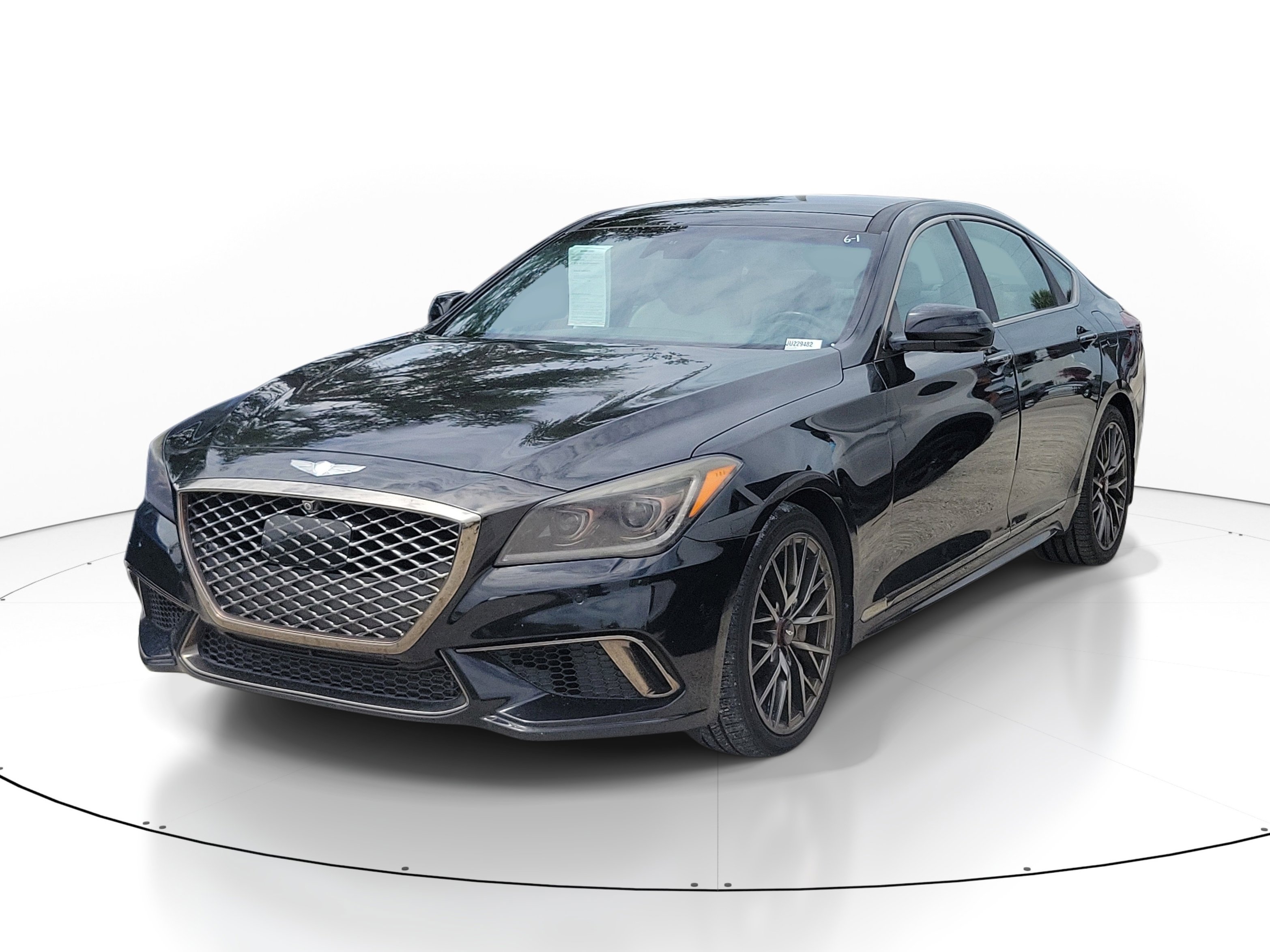 Used 2018 Black Genesis 3.3T Sport image 2