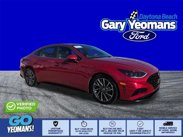Certified Used 2020 Calypso Red Hyundai Limited image 1