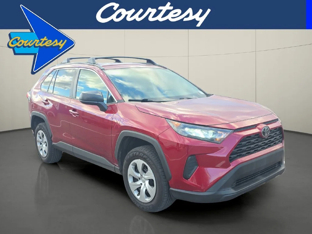 Used 2021 Red Toyota LE image 1