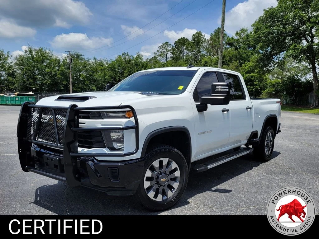Certified Used 2024 White Chevrolet Custom image 1