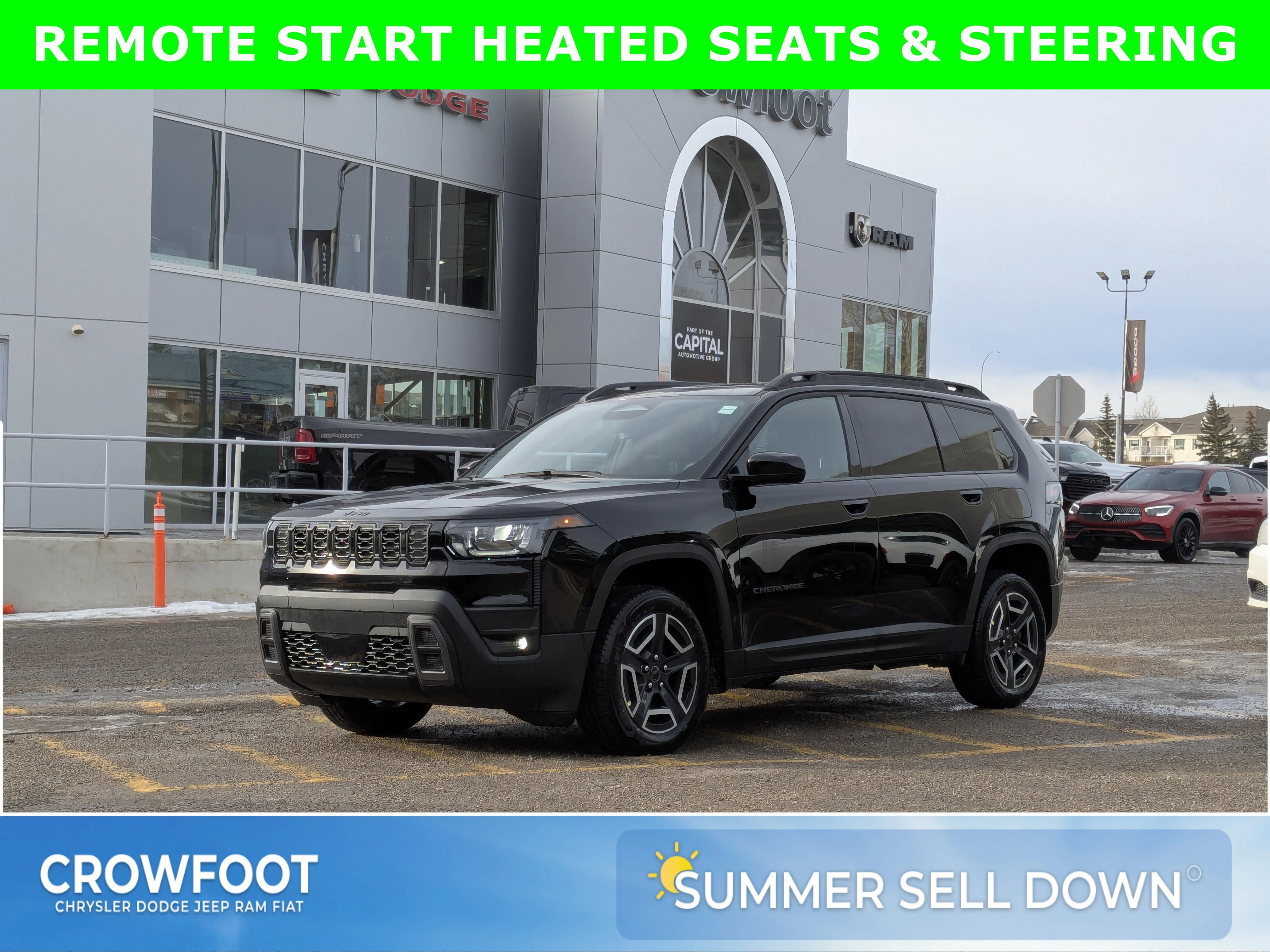 New 2026 Black Jeep Laredo - - Pkg 23F  - Diamond Black Paint  - Compact Spare  - 1.6L Turbo Hybrid  & More image 1