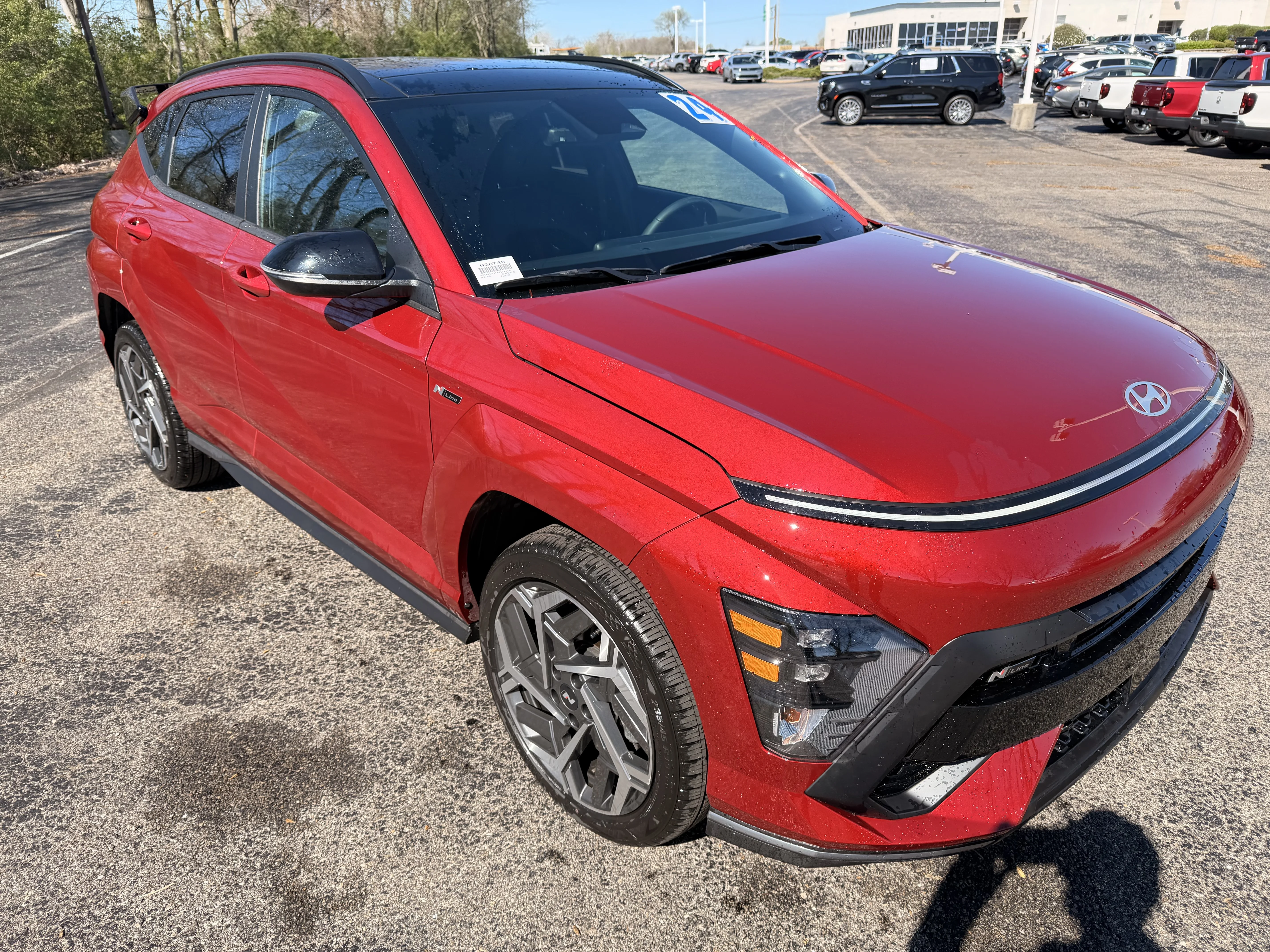 Used 2024 Ultimate Red Metallic Hyundai N Line image 1