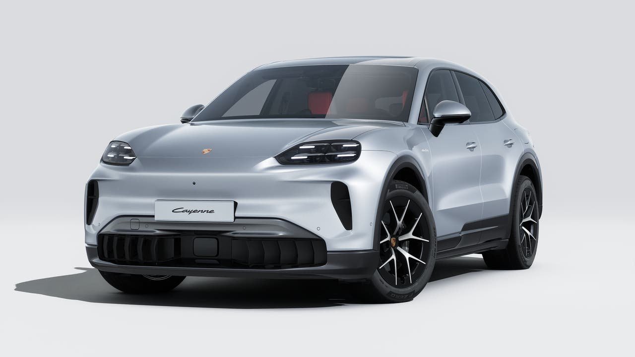New 2026 Dolomite Silver Metallic Porsche Electric image 1