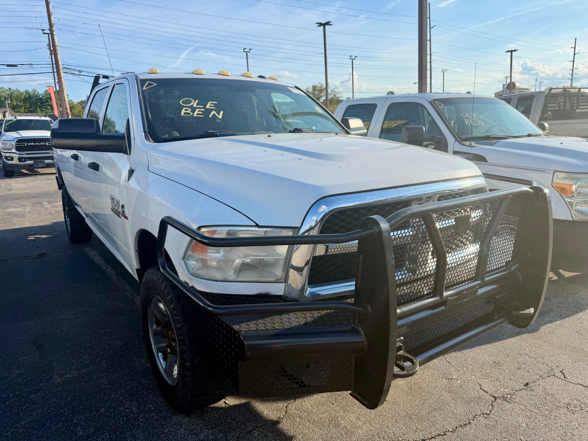 Used 2017 Bright White Clearcoat Ram Tradesman image 1