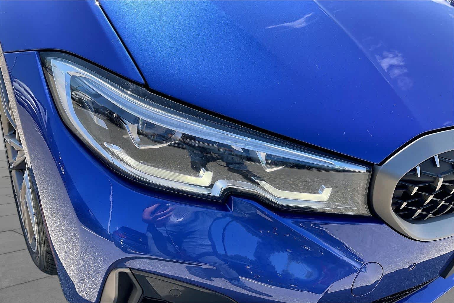 Used 2022 Portimao Blue Metallic BMW M340i xDrive image 26