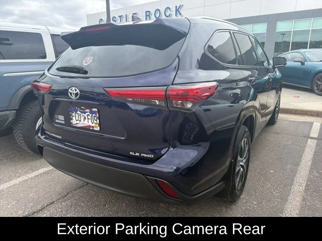 Used 2021 Blue Toyota XLE image 4