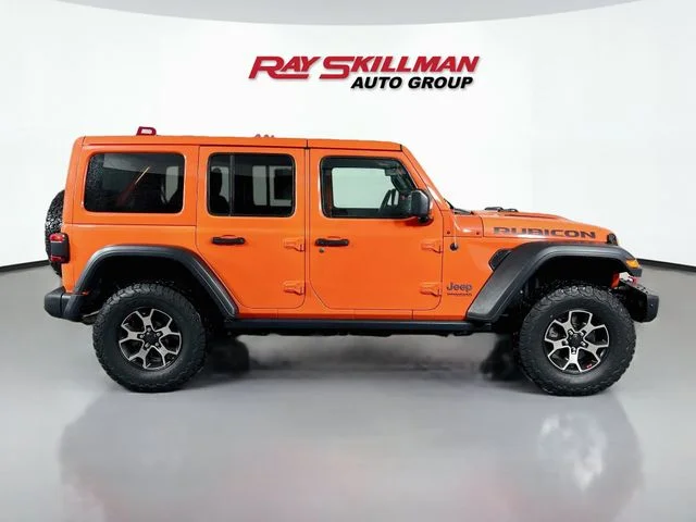 Used 2020 Orange Jeep Unlimited Rubicon image 8