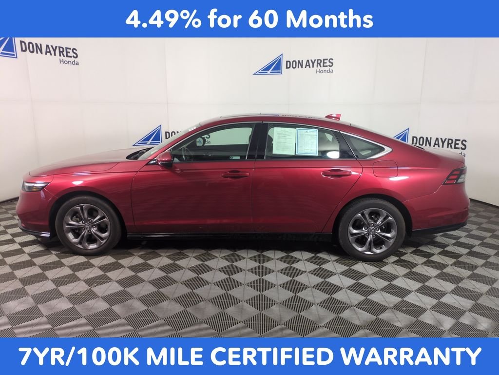 Certified Used 2024 Radiant Red Metallic Honda EX-L image 2