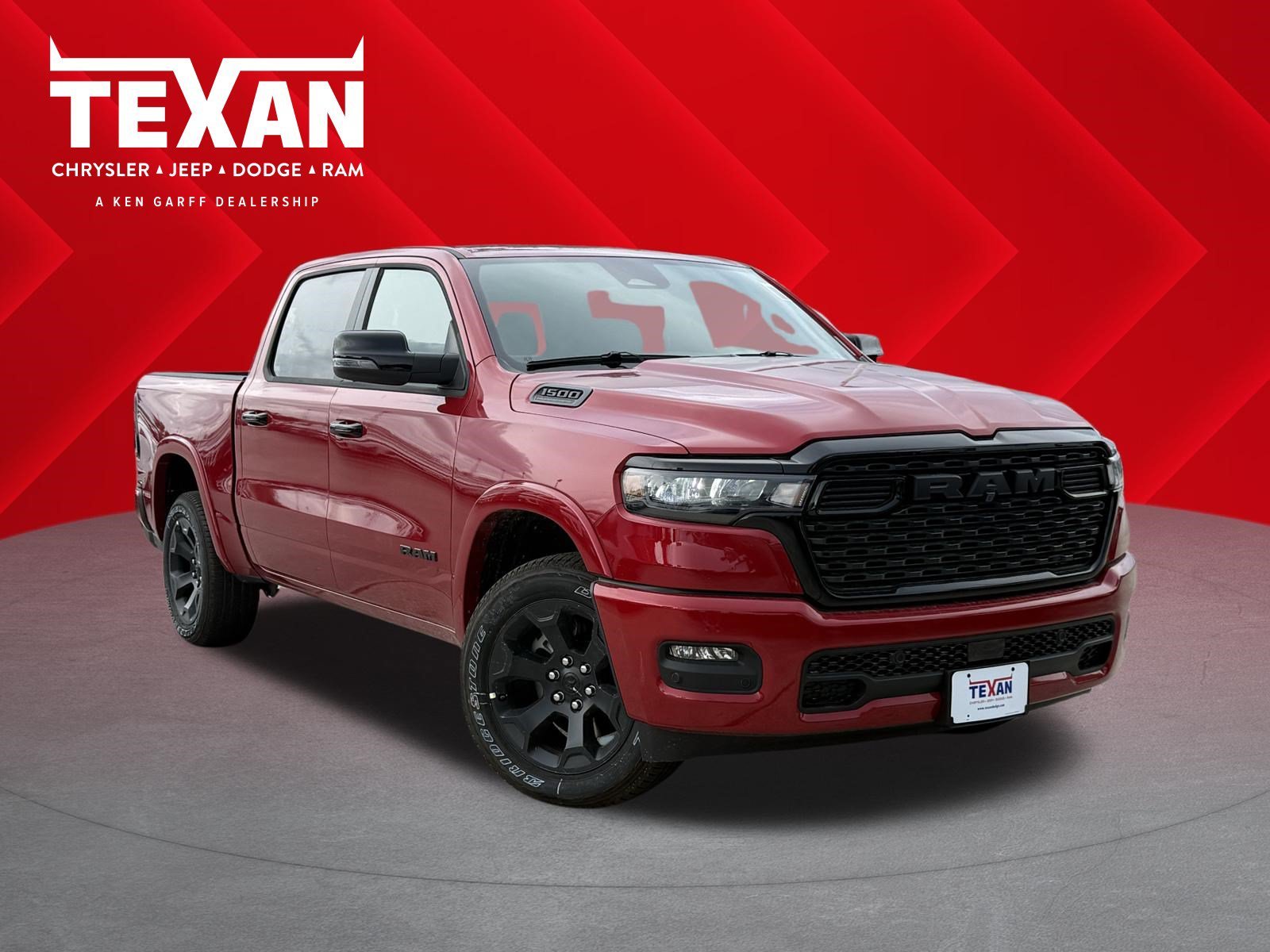 New 2026 Molten Red Pearl-Coat Exterior Paint RAM Big Horn image 1