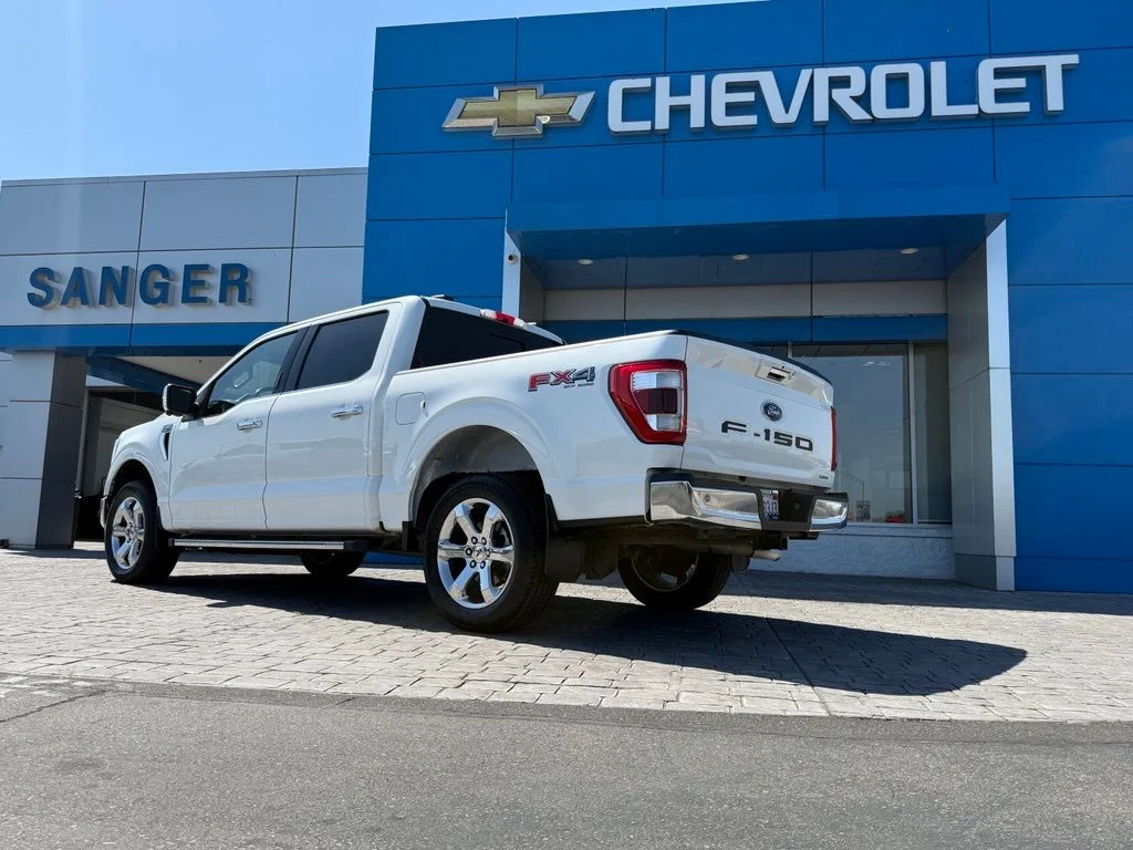 Used 2021 White Ford Lariat image 8