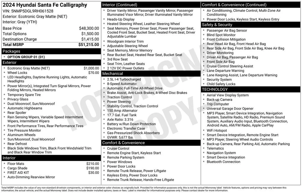 Used 2024 Gray Hyundai Calligraphy image 10