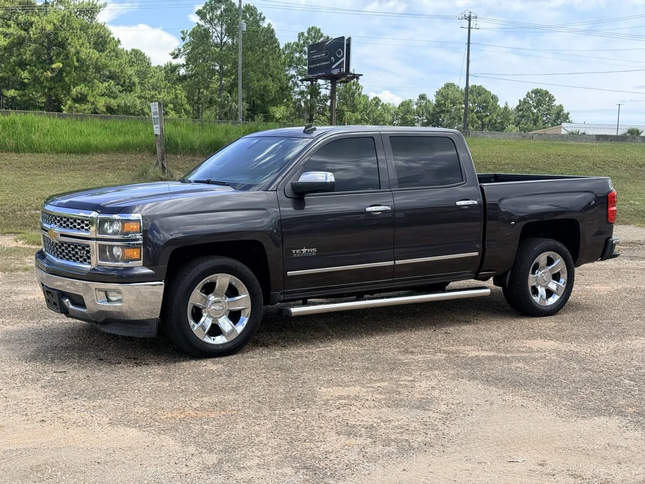 Used 2014 Gray Chevrolet LTZ 4x2 4dr Crew Cab 5.8 ft. SB image 1