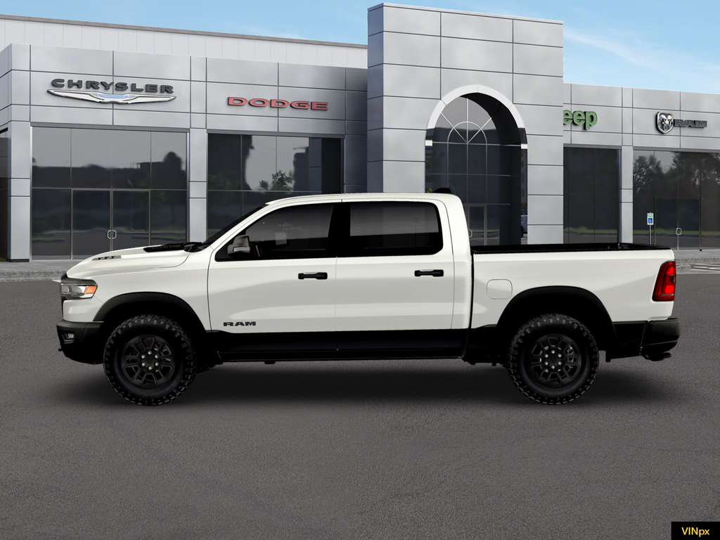 New 2026 Bright White Clear-Coat Exterior Paint RAM Rebel image 2