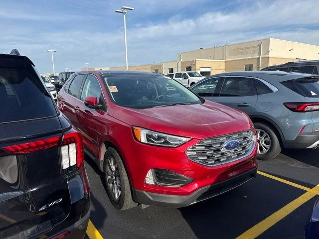 Used 2024 Red Ford Titanium image 1