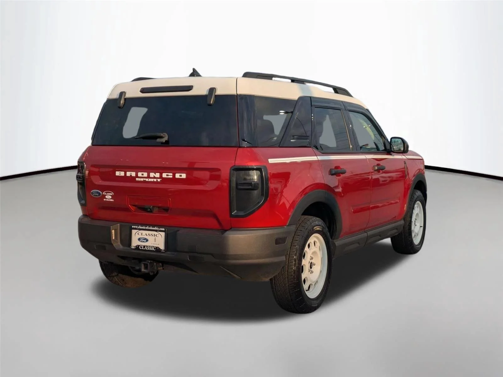 Used 2024 Hot Pepper Red Metallic Tinted Clearcoat Ford Heritage image 5
