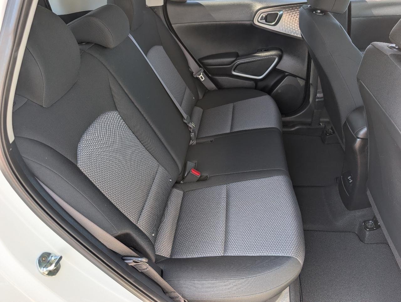 Used 2023 Clear White w/Black Roof Kia S image 8