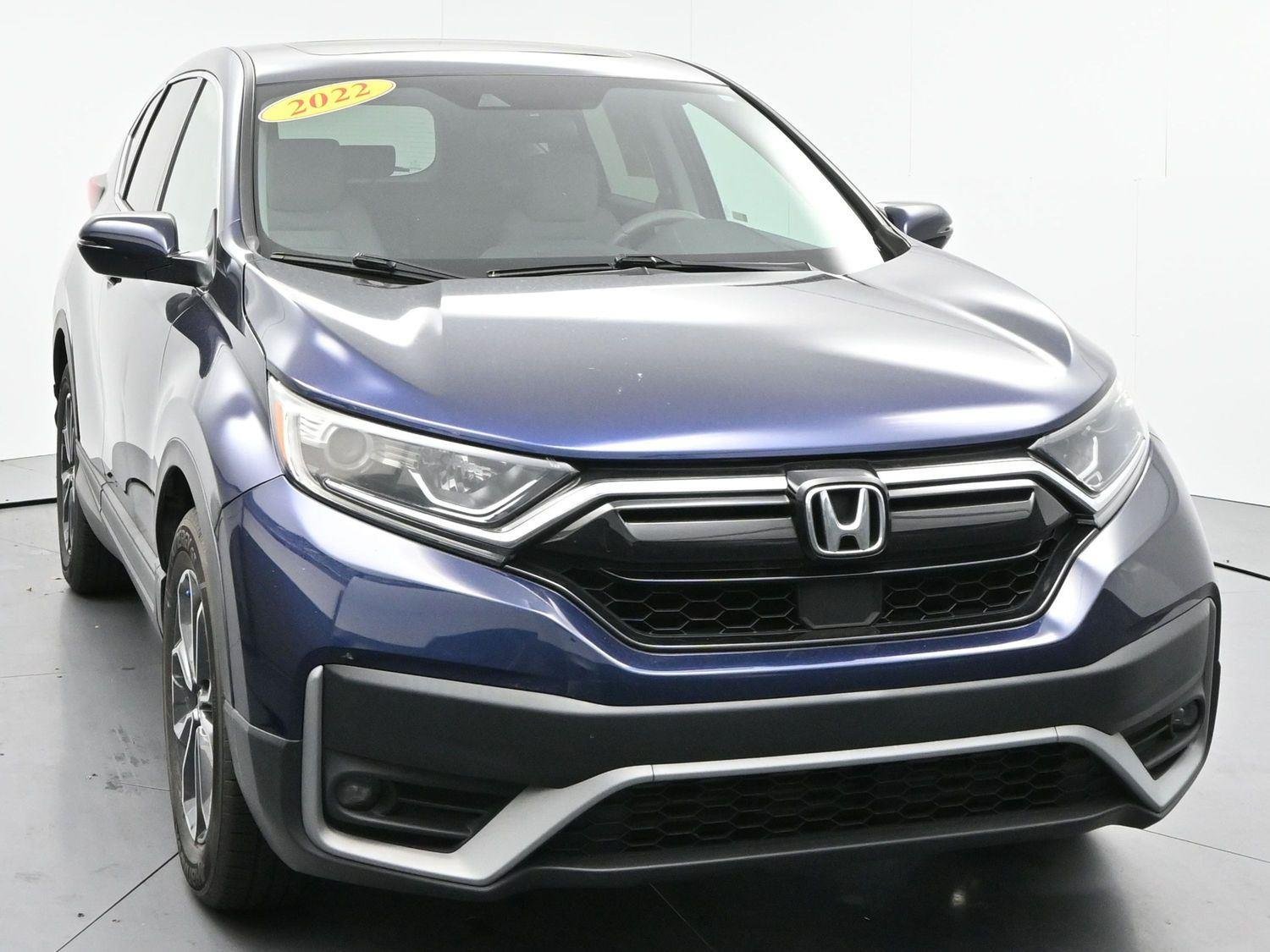 Used 2022 Obsidian Blue Pearl Honda EX image 2