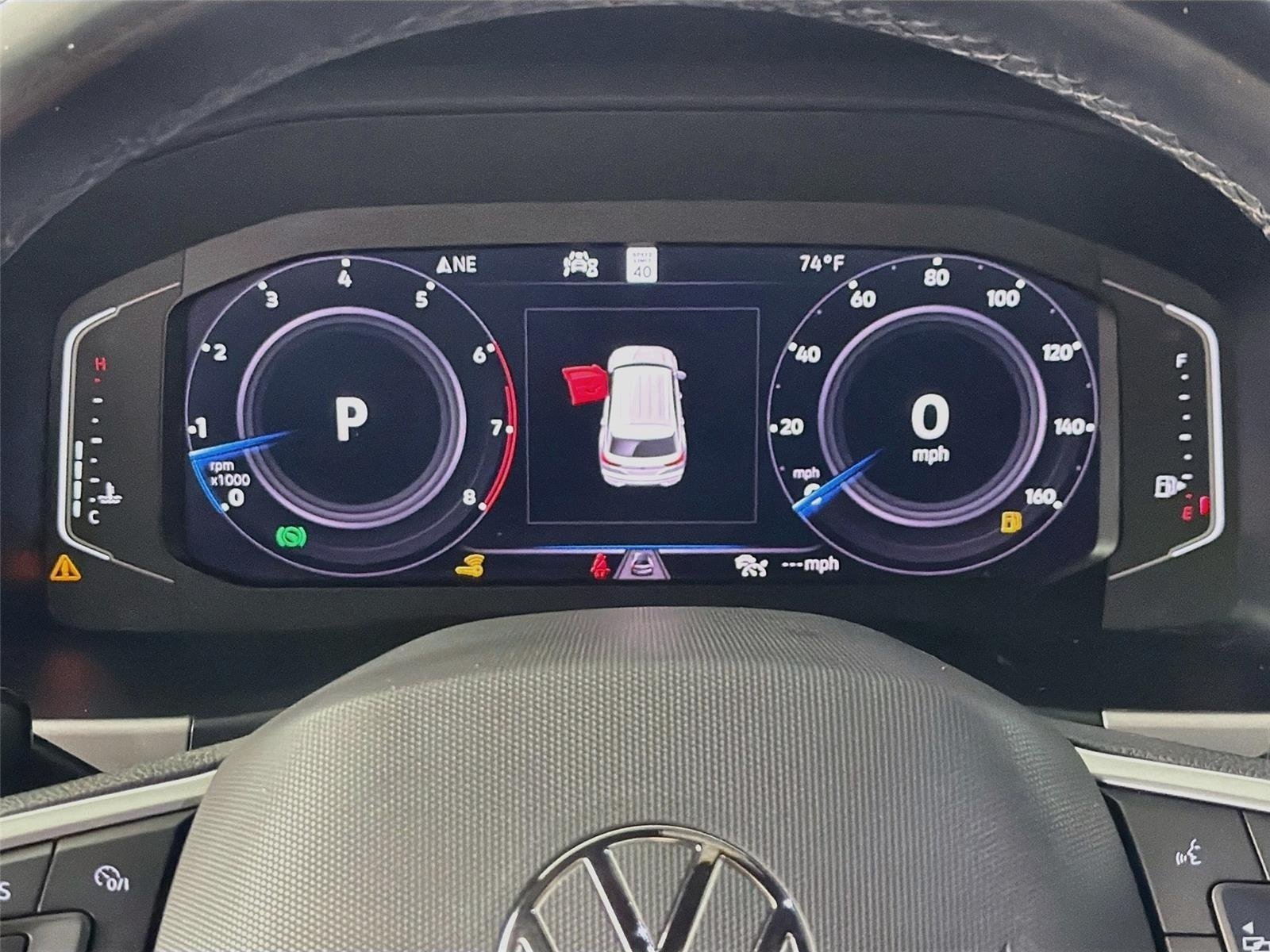 Used 2020 Pure White Volkswagen 3.6L V6 SEL R-Line image 13