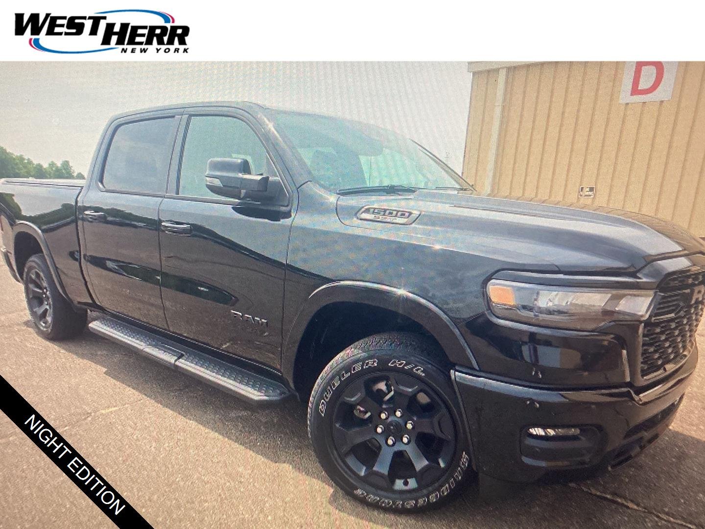 Used 2025 Diamond Black Crystal Pearlcoat Ram Big Horn image 1