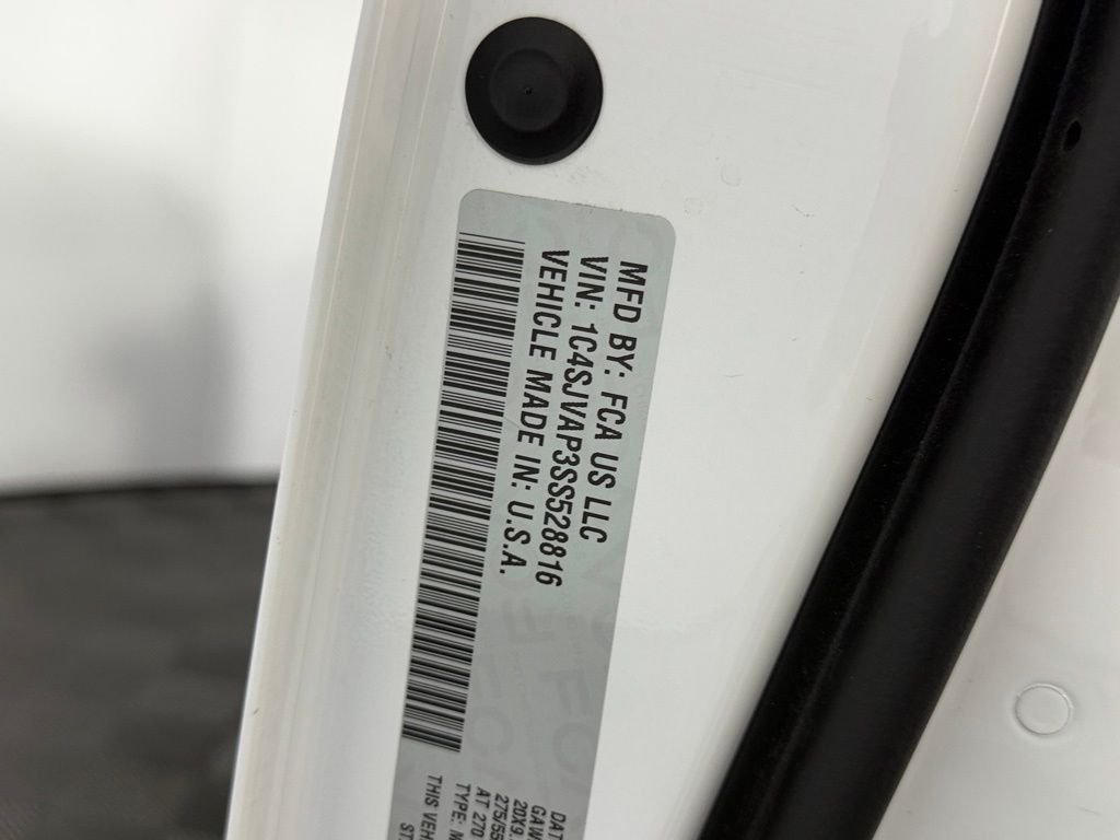 Used 2025 Bright White Clearcoat Jeep  image 35