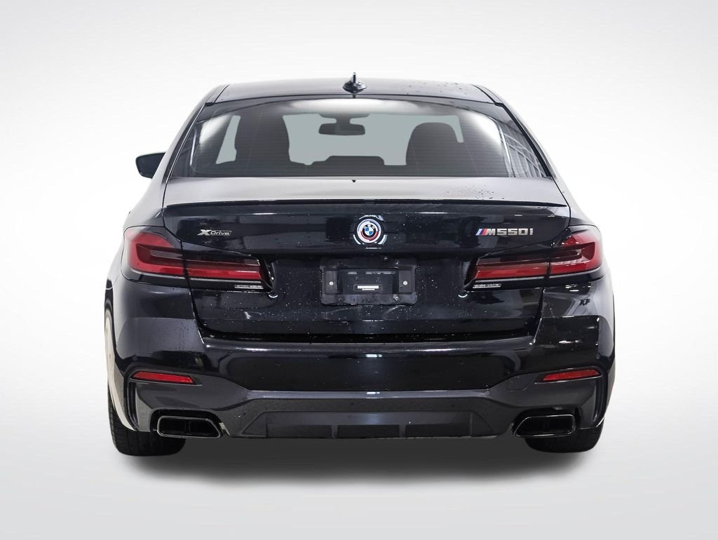 Certified Used 2023 Black Sapphire Metallic BMW M550i xDrive image 4