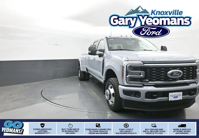 New 2026 Glacier Gray Metallic Tri-Coat Ford F-350® Platinum® image 1