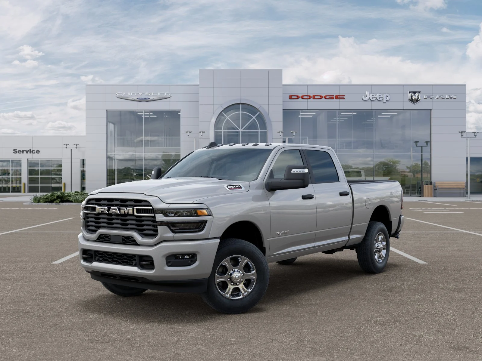New 2026 Silver-Zynith Exterior Paint RAM Big Horn image 30
