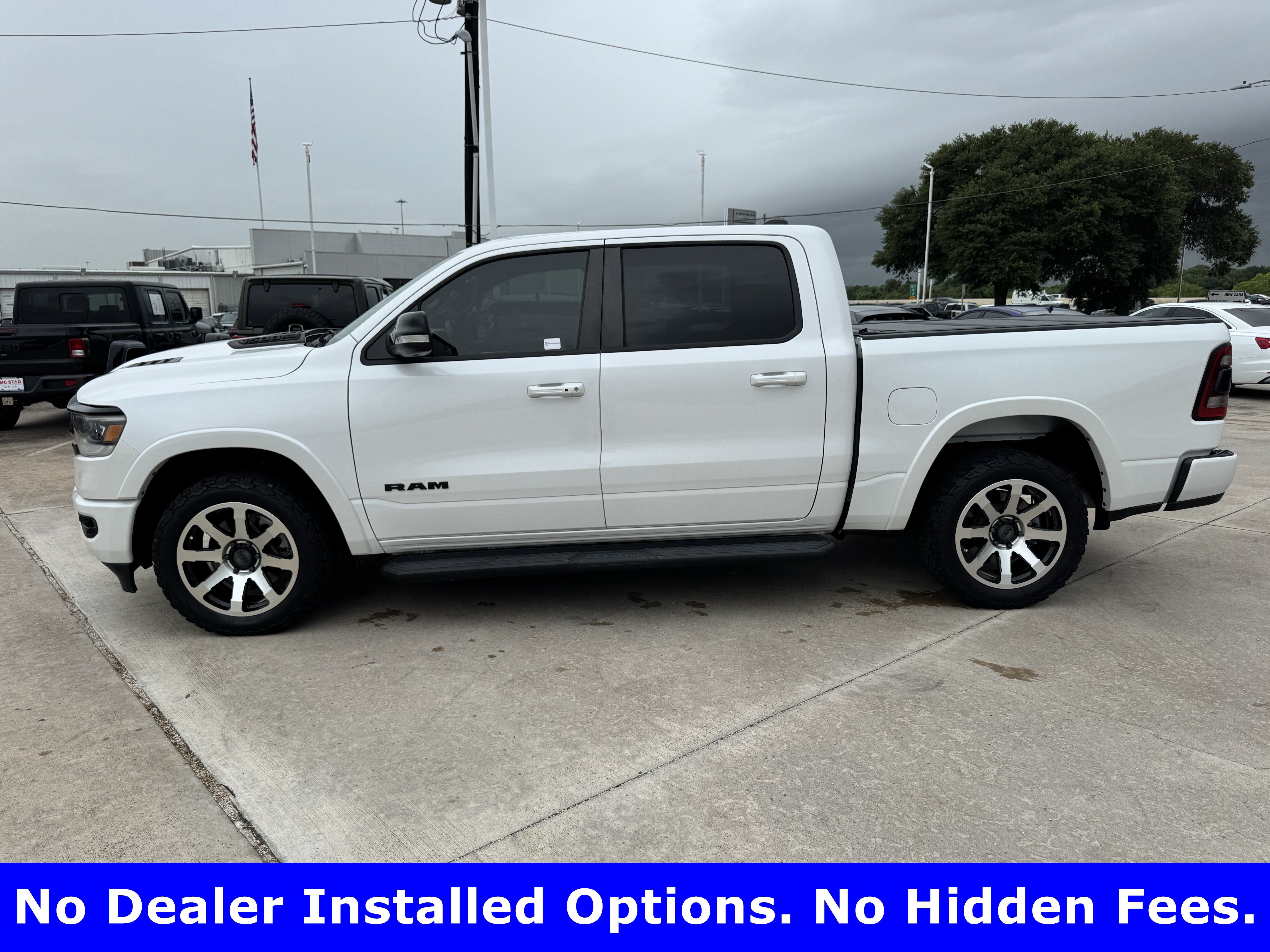 Used 2021 Ivory White Tri-Coat Pearlcoat Ram Laramie image 4
