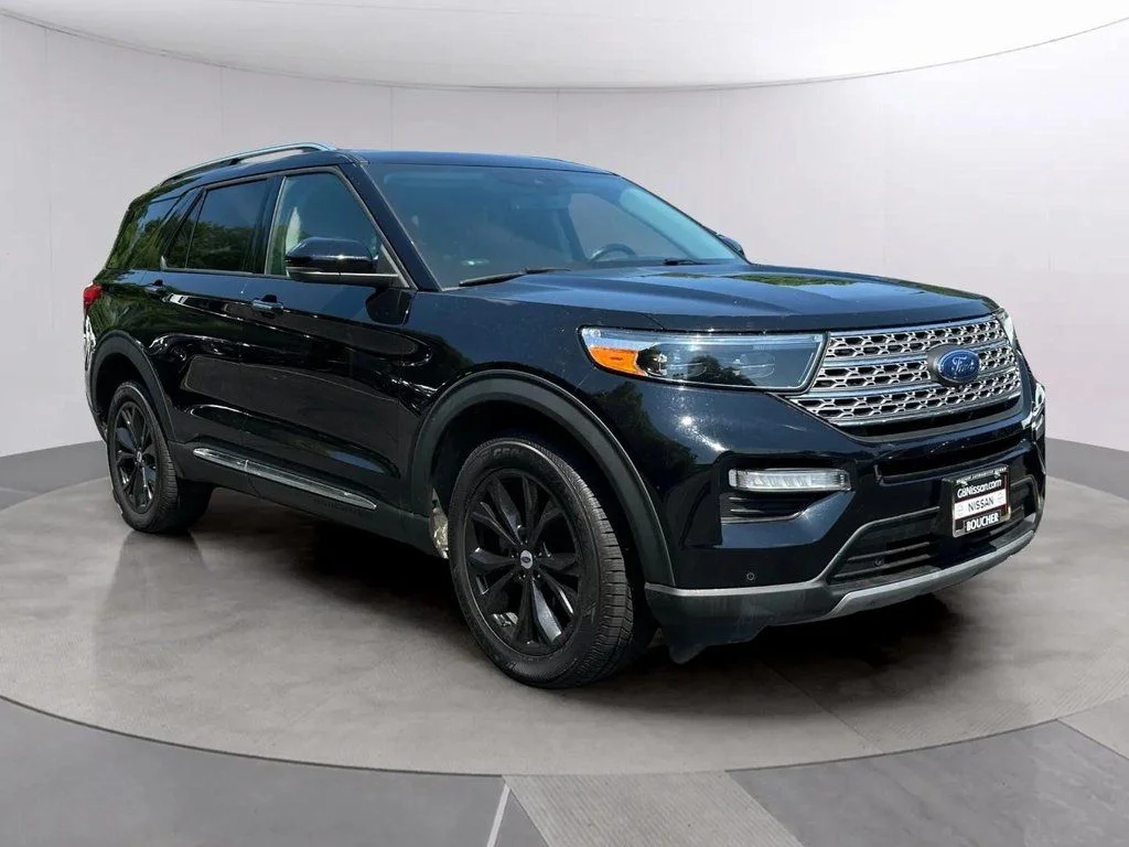 Used 2021 Agate Black Metallic Ford Limited image 2