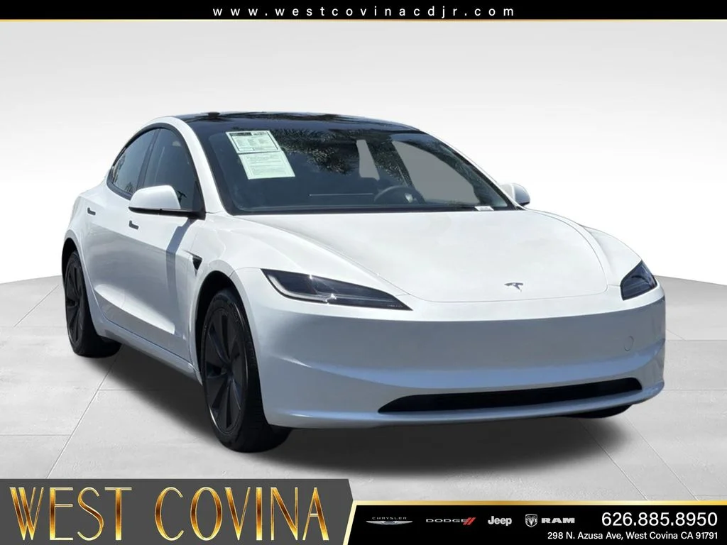 Used 2025 Tesla Model 3 Long Range with VIN 5YJ3E1EA4SF024764 for sale in West Covina, CA