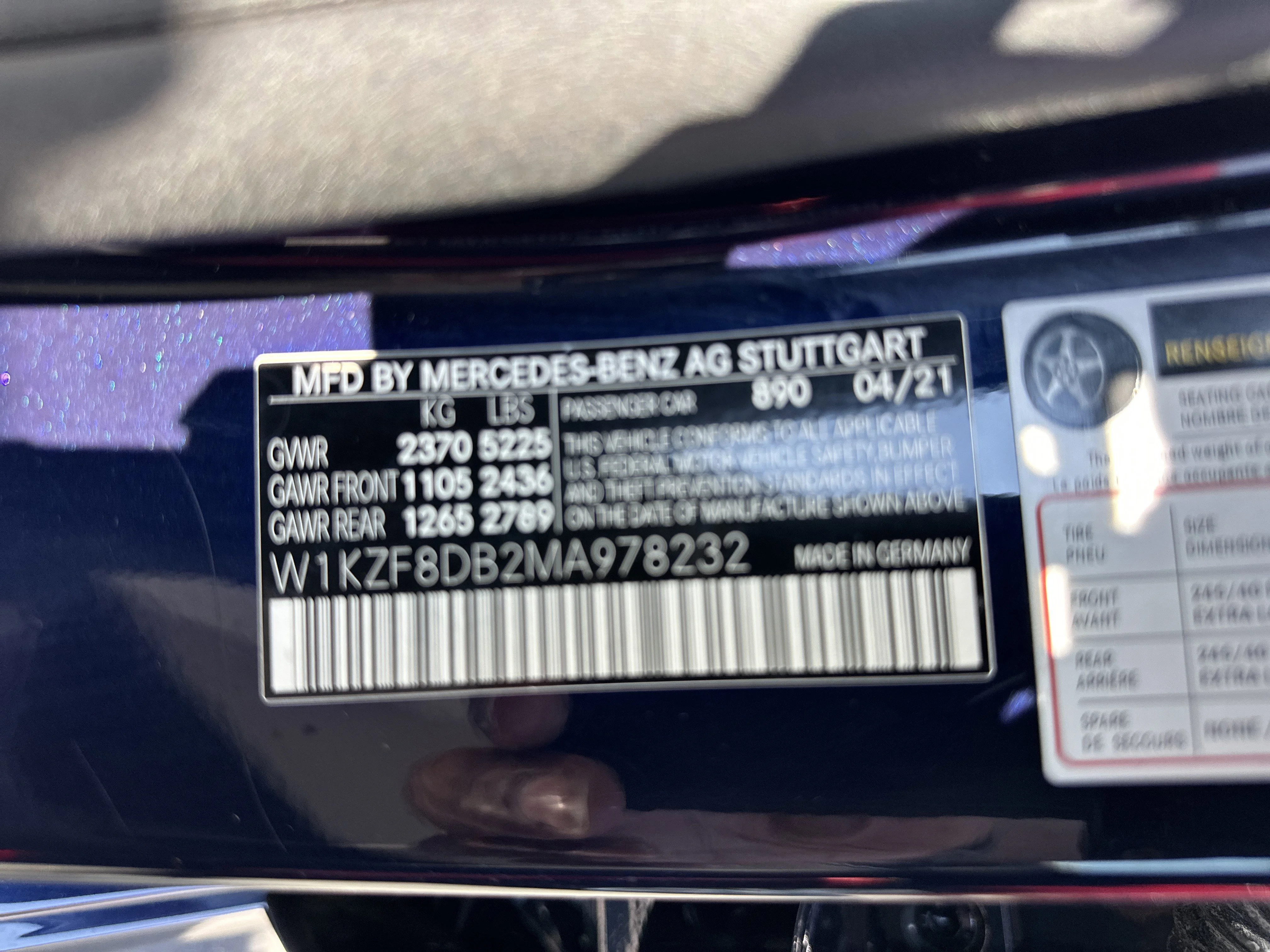 Used 2021 Lunar Blue Metallic Mercedes-Benz E 350 image 34