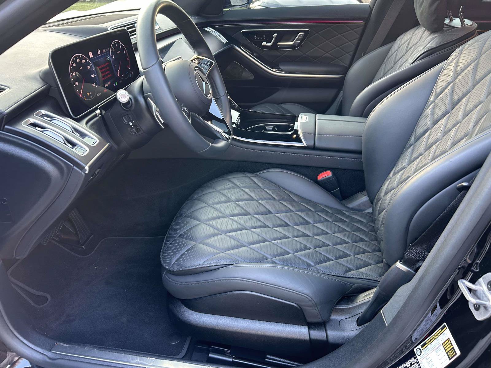 Certified Used 2025 Black Mercedes-Benz S 580 4MATIC® Sedan image 19
