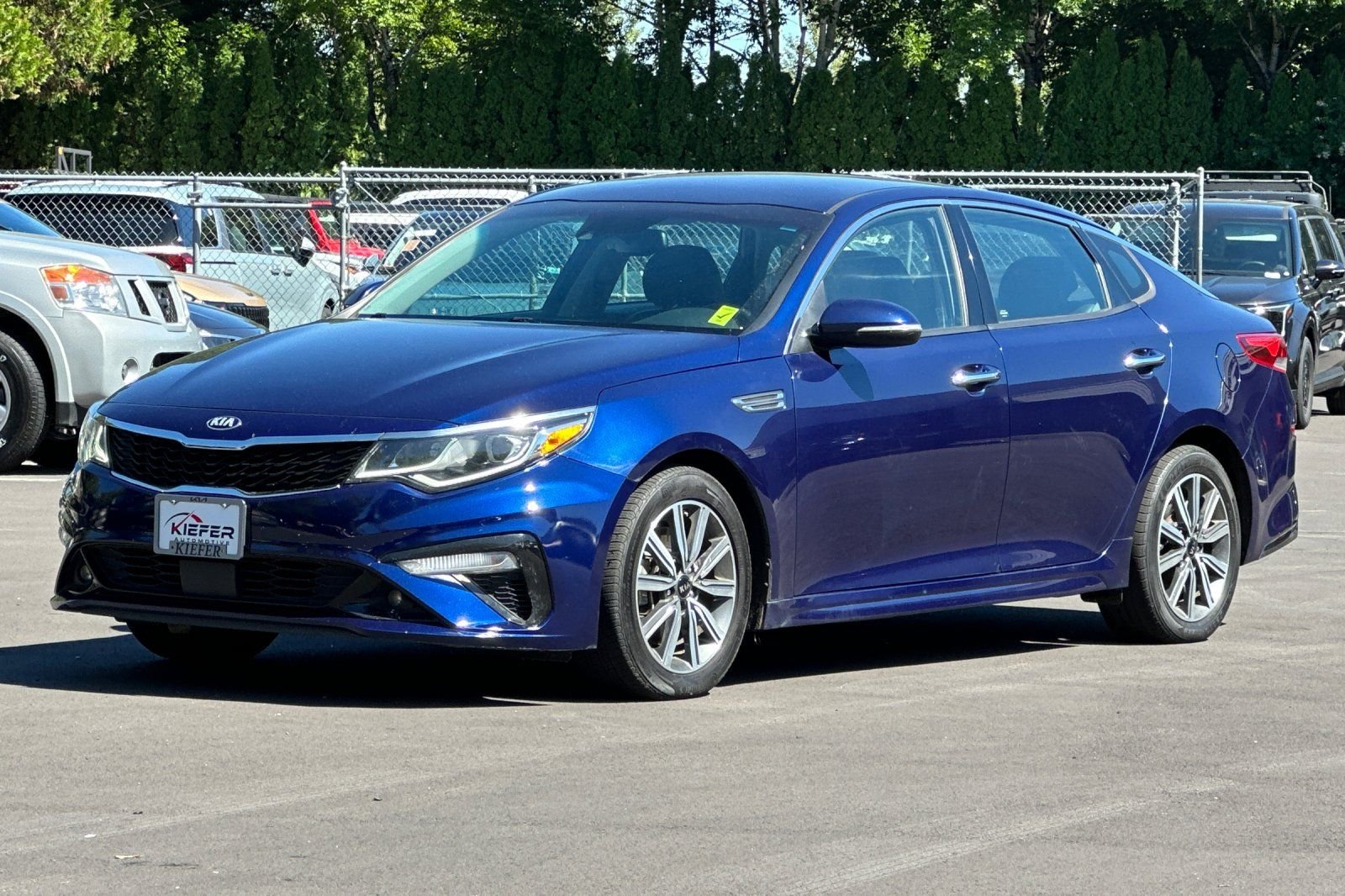 Used 2020 Blue Kia EX image 8
