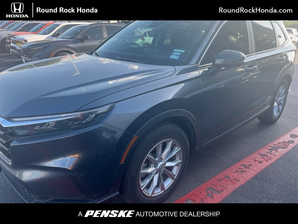 Certified Used 2024 Meteorite Gray Metallic Honda EX image 1