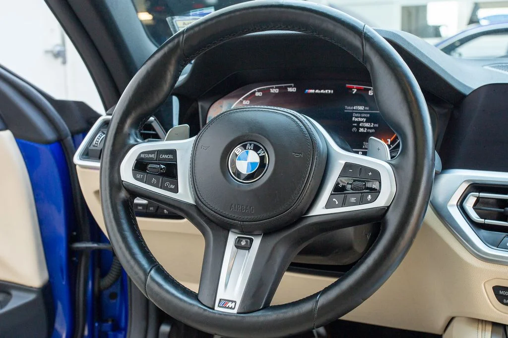 Used 2022 Blue Metallic BMW M440i xDrive image 25