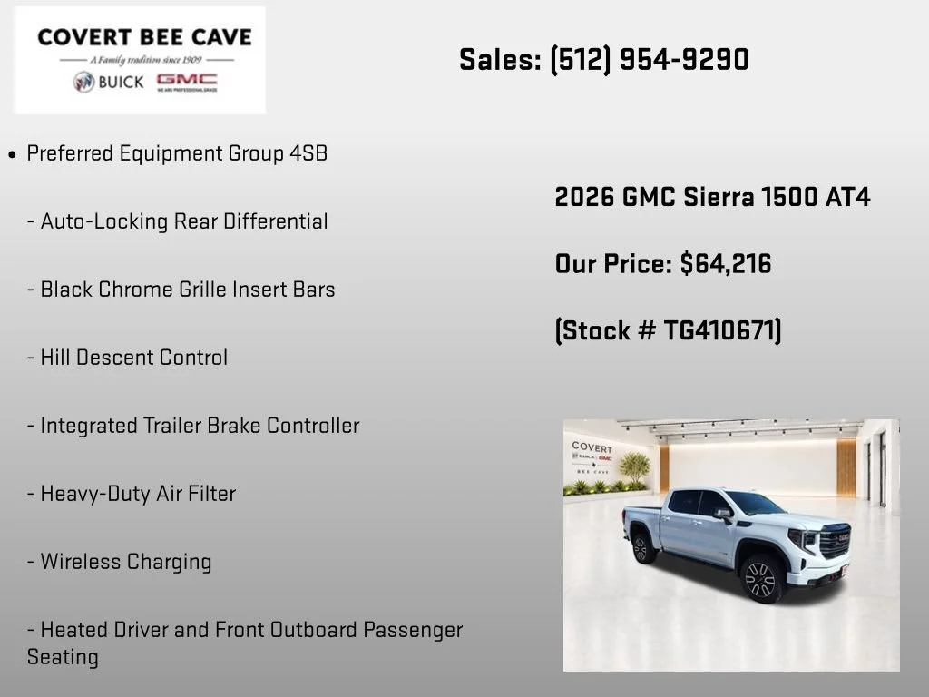 New 2026 Summit White GMC AT4 image 20