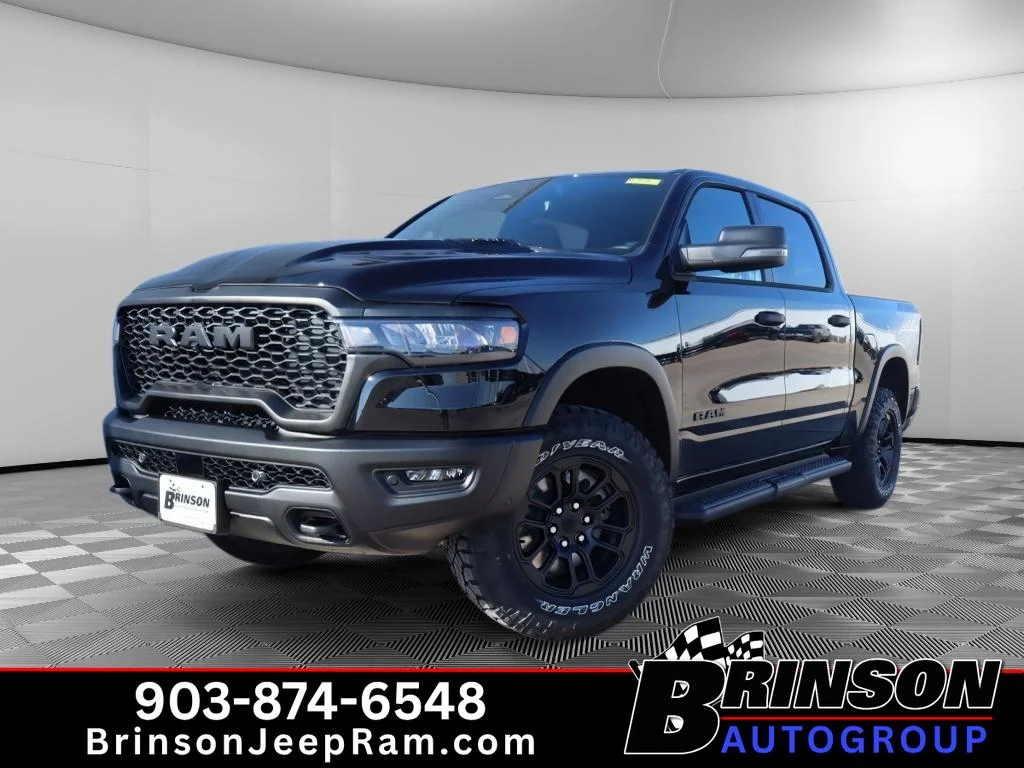 New 2026 Diamond Black Crystal Pearl-Coat Exterior Paint RAM Rebel image 1