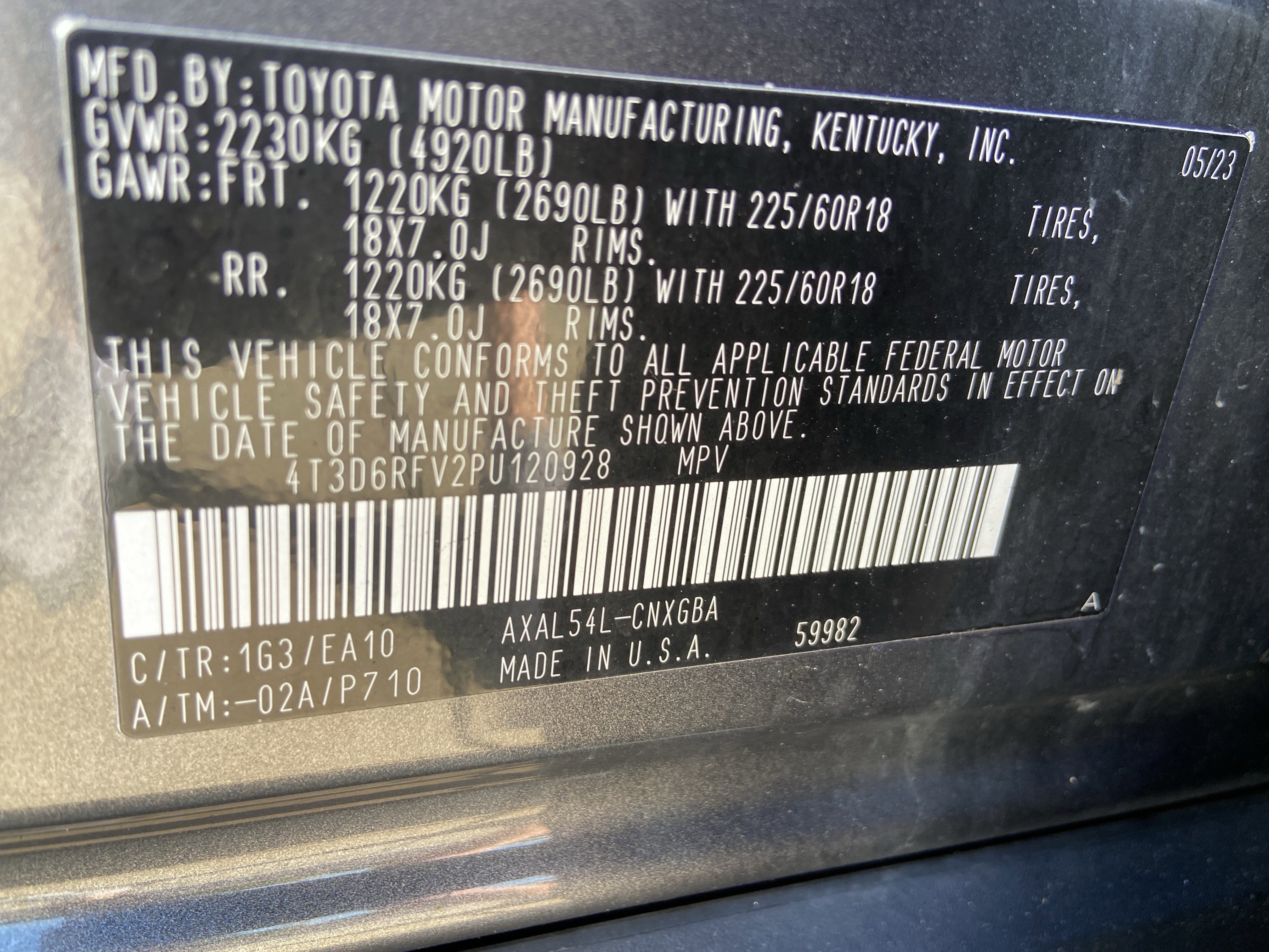 Used 2023 Magnetic Gray Metallic Toyota Hybrid Limited image 33
