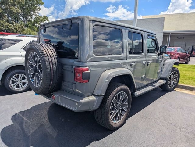 Used 2022 Gray Jeep Unlimited Sahara 4xe image 3