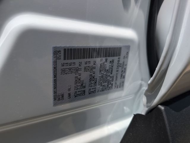 New 2026 White Nissan SV image 27